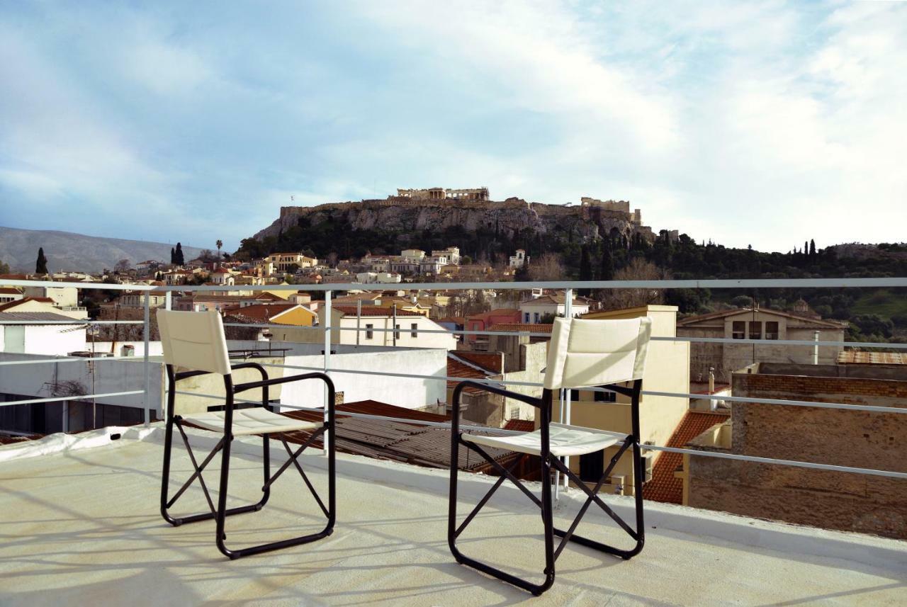 אתונה Apartment With Rooftop Terrace & Acropolis View מראה חיצוני תמונה